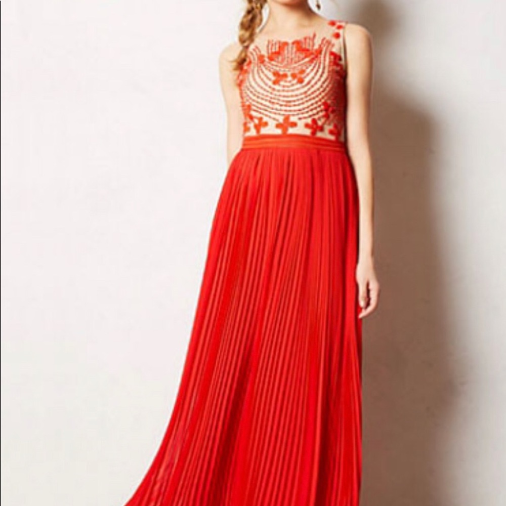 Gorgeous maxi Anthropologie dress - rare find!